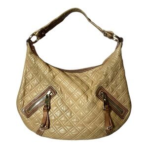 Vintage Y2K Marc Jacob’s  Shoulder Leather Quilted Banana Hobo Bag